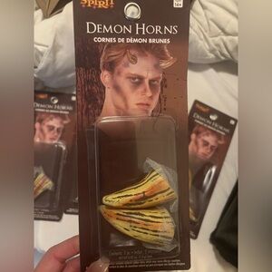 Spirit Halloween prosthetic rubber demon  horns